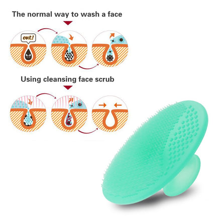 Facial Brush Sillicone Deep Cleansing Pore Skin Care Beauty Tool Soft