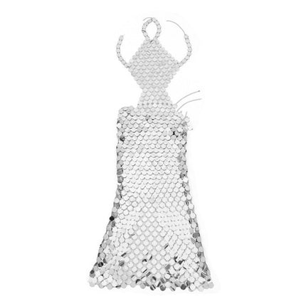 Fashion Shiny Sequins Dress For Women Shiny Sexy Sleeveless Backless