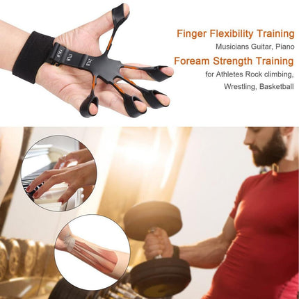 Finger Gripper 6 Resistant Finger Exerciser Strength Trainer Recovery