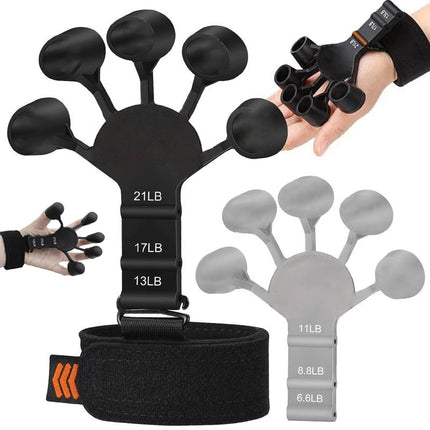Finger Gripper Guitar Finger Exerciser Strengthener 6resistant