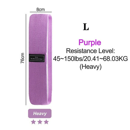 Fitness Resistance Band Buttocks Expansion Fitness Cloth Rubber Band