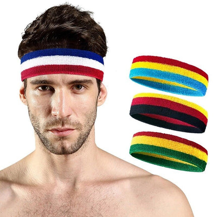 Fitness Running Cycling Sweatband Sweatband Headband Men's Women's