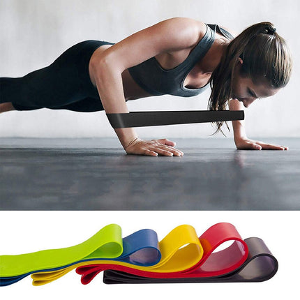 Fitness Yoga Resistance Bands Rubber Workout Rope Gum X light To X