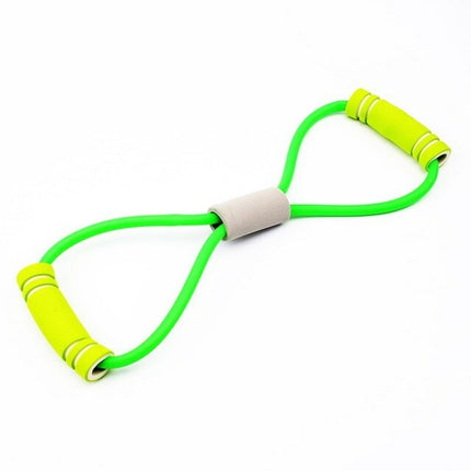 Hot Yoga Gum Fitness Resistance 8 Word Chest Expander Rope Workout
