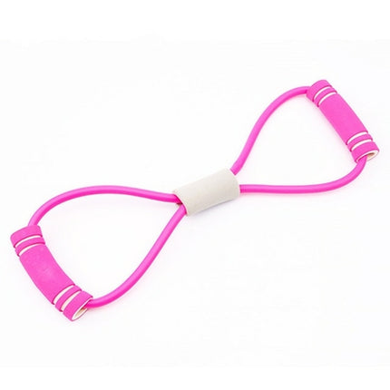 Hot Yoga Gum Fitness Resistance 8 Word Chest Expander Rope Workout