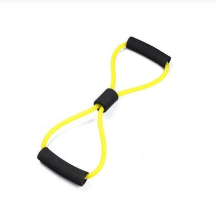 Hot Yoga Gum Fitness Resistance 8 Word Chest Expander Rope Workout