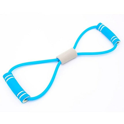 Hot Yoga Gum Fitness Resistance 8 Word Chest Expander Rope Workout
