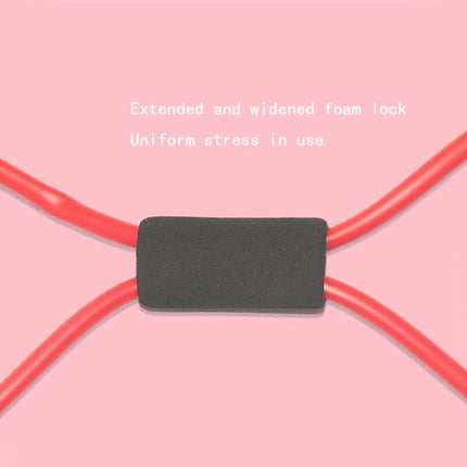 Hot Yoga Gum Fitness Resistance 8 Word Chest Expander Rope Workout