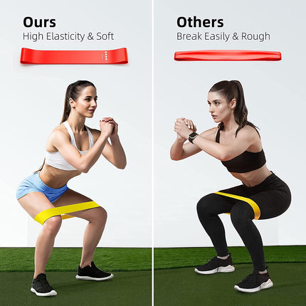 Latex Resistance Bands Fitness Set Rubber Loop Bands Strength Training