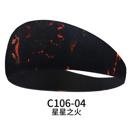 Men Sweatband Sports Headband Stretch Elastic Women Yoga Running Hair