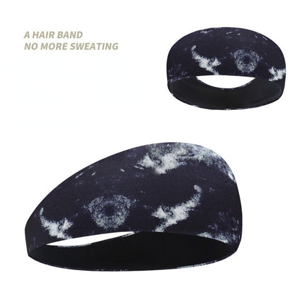 Men Sweatband Sports Headband Stretch Elastic Women Yoga Running Hair
