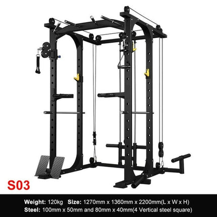 Multi-function Power Cage Power Rack With Cable Crossover Machine