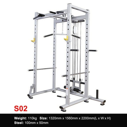 Multi-function Power Cage Power Rack With Cable Crossover Machine