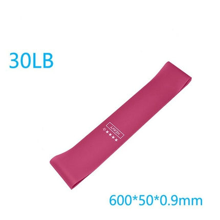 Portable Fitness Workout Equipment Rubber Resistance Bands Yoga Gym