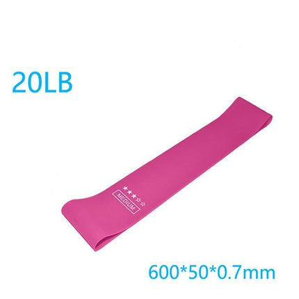 Portable Fitness Workout Equipment Rubber Resistance Bands Yoga Gym
