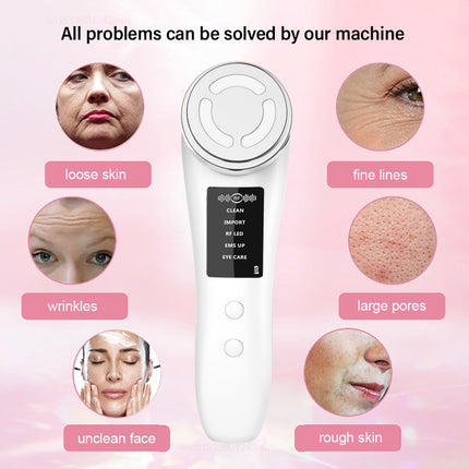 Rf Face Skin Tightening Electric Radio Frequency Massager Led Facial
