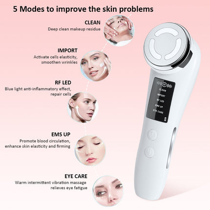 Rf Face Skin Tightening Electric Radio Frequency Massager Led Facial