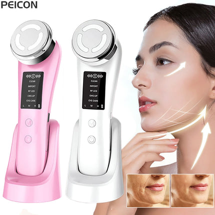 Rf Face Skin Tightening Electric Radio Frequency Massager Led Facial