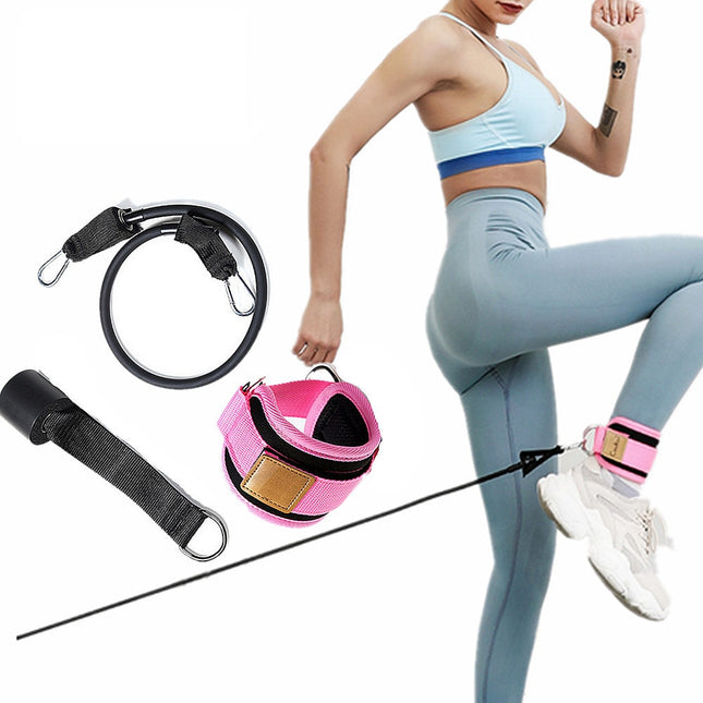 Resistance Bands with Ankle Straps Cuff with Cable for Attachment
