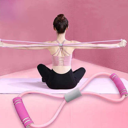 Resistance Bands with Foam Sport At Home Yoga Fitness Accessories
