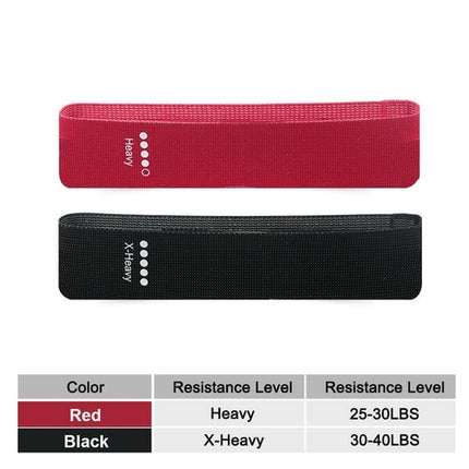 Resistance Exercise Fabric Bands Set Non-slip Booty Workout Fitness