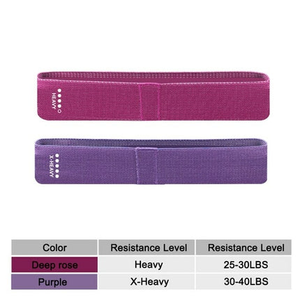 Resistance Exercise Fabric Bands Set Non-slip Booty Workout Fitness