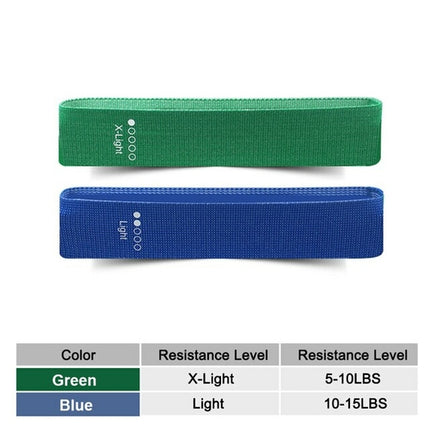 Resistance Exercise Fabric Bands Set Non-slip Booty Workout Fitness