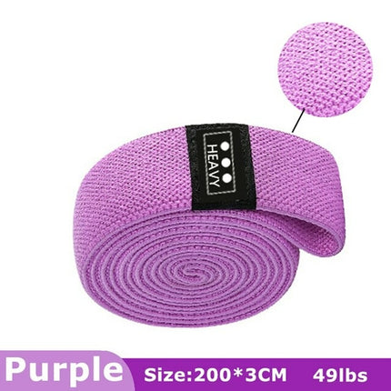 Resistance Exercise Fabric Bands Set Non-slip Booty Workout Fitness