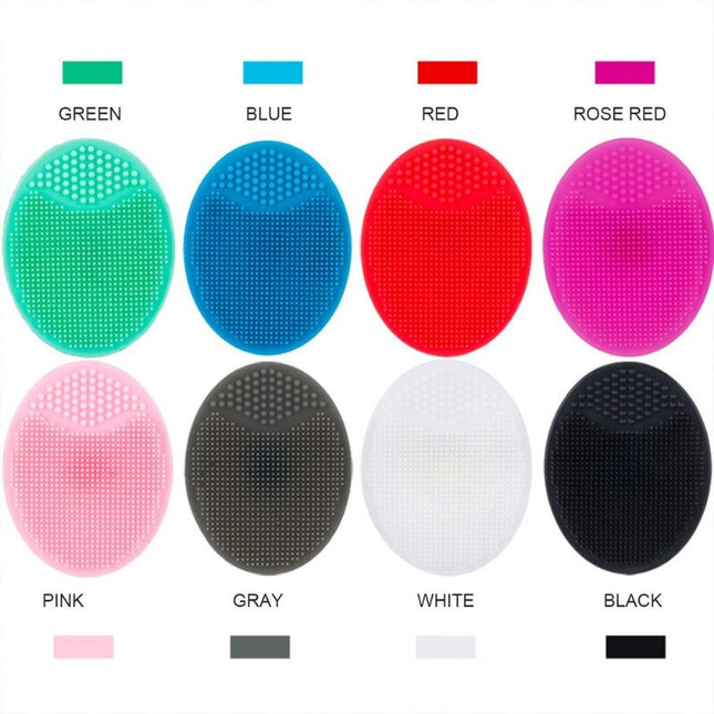 Silicone Face Cleansing Brush Facial Deep Pore Skin Care Scrub