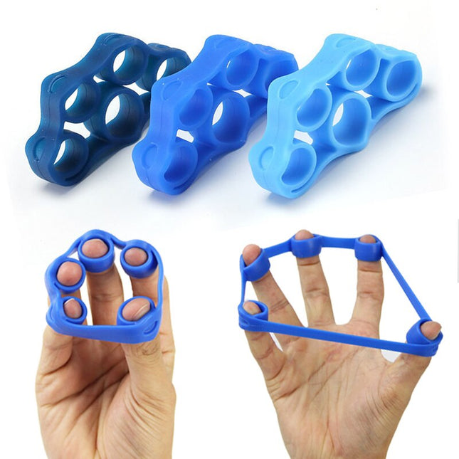 Silicone Hand Finger Gripper Finger Expander Strength Trainer Finger