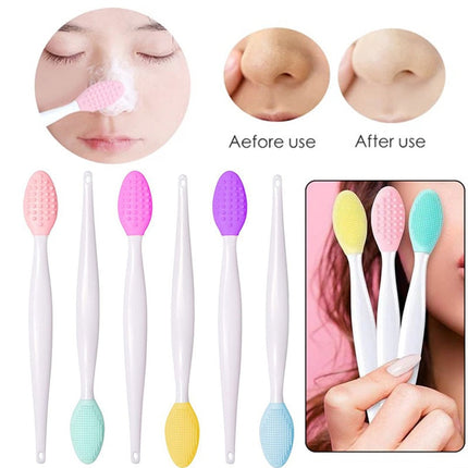 Skin Care Lip Exfoliating Facial Cleansing Face Scrub Nose Clean Brush