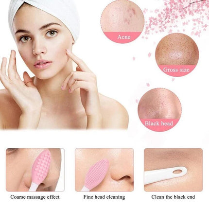Skin Care Lip Exfoliating Facial Cleansing Face Scrub Nose Clean Brush
