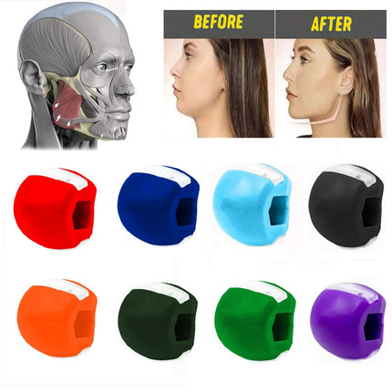 Thin Face Masseter Pop N Go Mouth Jawline Jaw Muscle Exerciser Ball