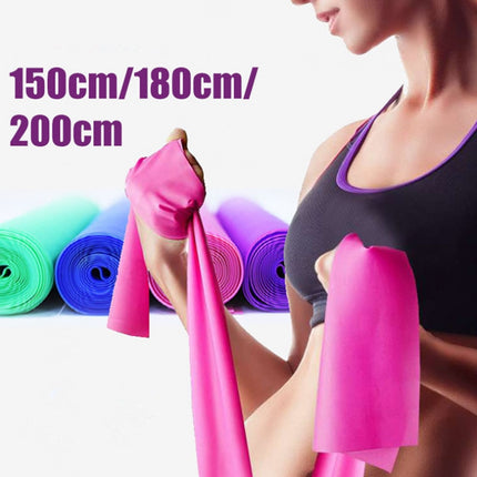 Training Fitness Gum Exercise Gym Strength Resistance Bands Pilates