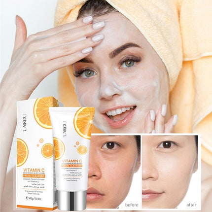 Vitamin C Facial Cleanser Whitening Moisturizing Brightening Deep
