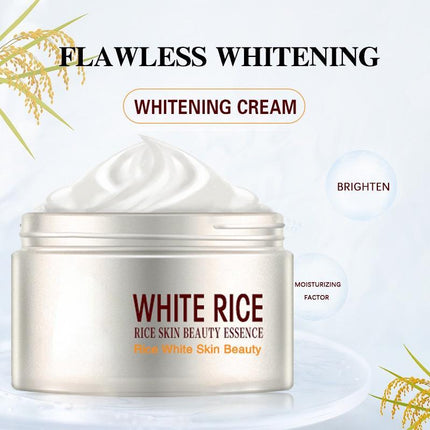 White Rice Whitening Cream Anti Aging Remove Wrinkles Nourishing