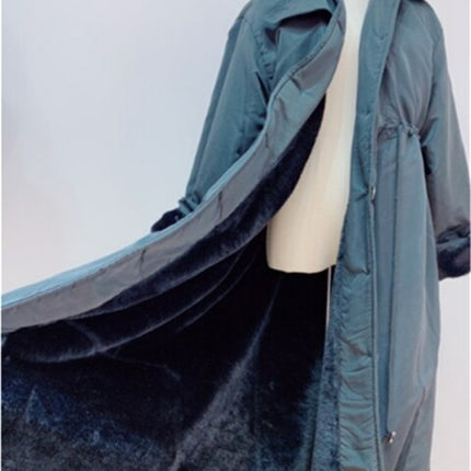 Winter Coat Women Long Oversize Fashion Cashmere Wool Outerwear Female