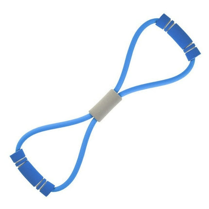Woman Resistance Bands With Foam Sports At Home Yoga Fitness