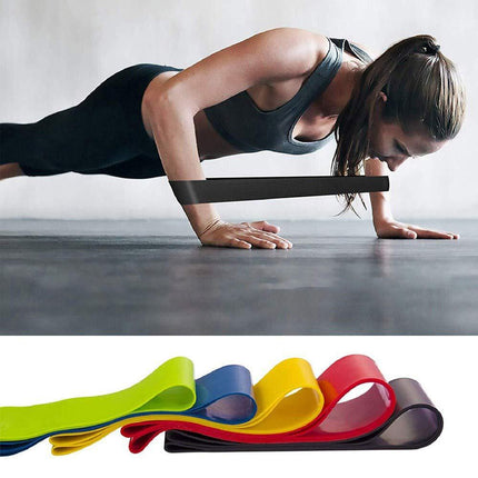 Yoga Crossfit Resistance Bands 5 Level Rubber Training Pull Rope For