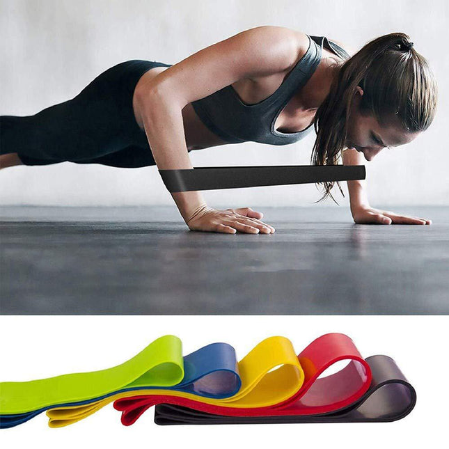 Yoga Crossfit Resistance Bands 5 Level Rubber Training Pull Rope For