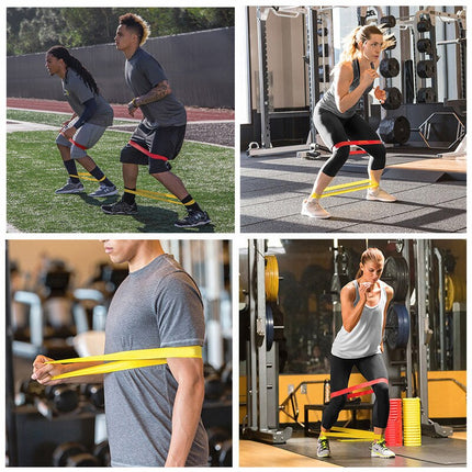 Yoga Crossfit Resistance Bands 5 Level Rubber Training Pull Rope For
