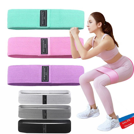 Yoga Hip Ring Fitness Resistance Band Fabric Fitness Extender Elastic