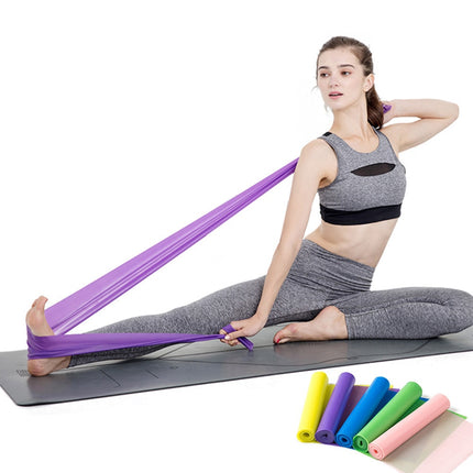 Yoga Pilates Resistance Band Stretching Exercise Fitness Belt Elastic