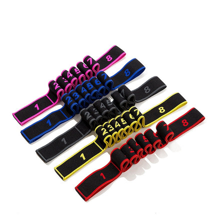 Yoga Pull Strap Belt Girl Elastic Latin Dance Stretching Band Loop