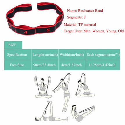 Yoga Pull Strap Belt Polyester Girl Latin Dance Gymnastics Trainer