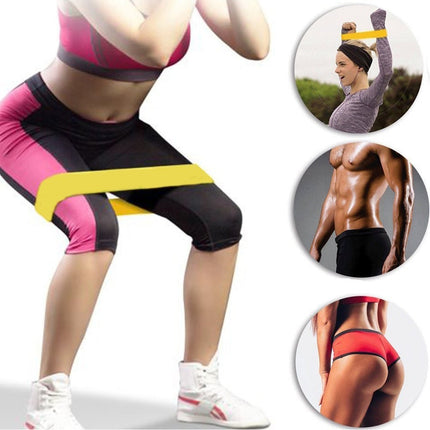 Yoga Resistance Bands Elastic Pilates Sport Training Exercises Fitness