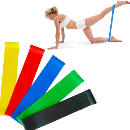 Yoga Resistance Bands Elastic Pilates Sport Training Exercises Fitness