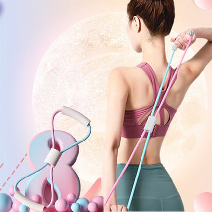 Yoga Resistance Bands Home Gym Pilates Workout Sport Musculation