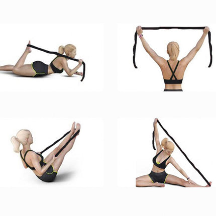 Yoga Resistance Bands Pilates Pull Strap Belt Polyester Latex Elastic
