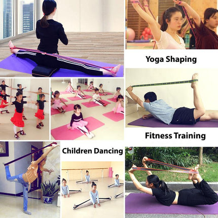 Yoga Resistance Bands Pilates Pull Strap Belt Polyester Latex Elastic